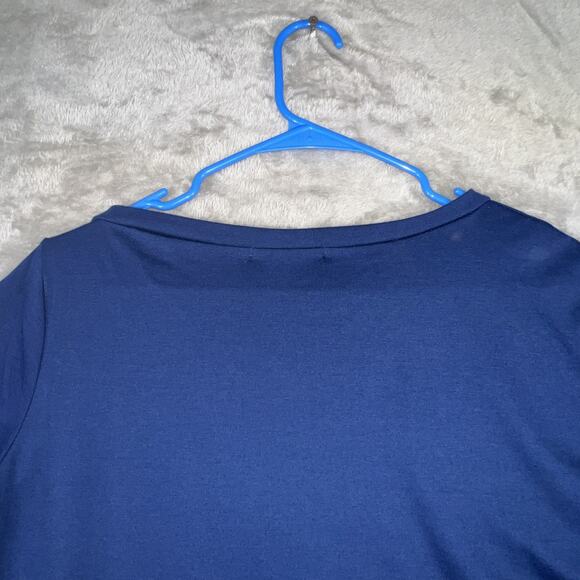 CBR Women's Pullover Size XL Blue Long Sleeve Pullover Anchor V-Neck - Picture 10 of 11